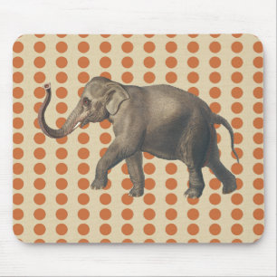 Zest Spice Moods Dots with Elephant Mouse Mat