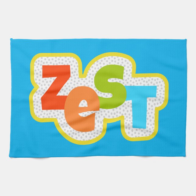 Zest Tea Towel (Horizontal)
