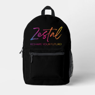 Zestal - Reshape Your Future! Printed Backpack