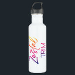 Zestal Trim 710 Ml Water Bottle<br><div class="desc">White stainless steel water bottle featuring the Zestal Trim logo.</div>
