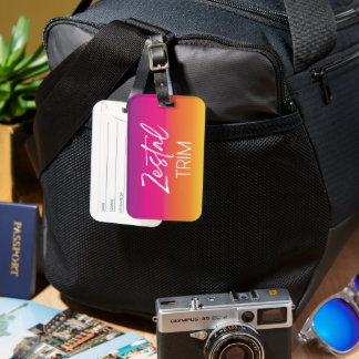Zestal Trim Luggage Tag