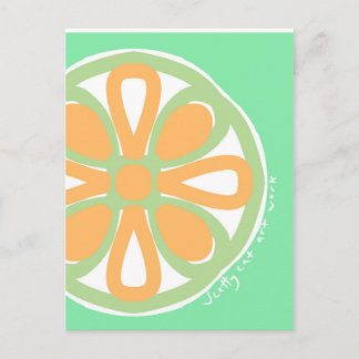 Zesty citrus  postcard