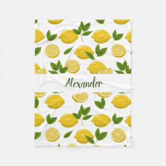 Zesty Lemon Blanket For Babies, Kids and Adults