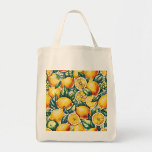 Zesty Lemon Citrus Tote Bag