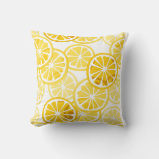 Zesty Lemon Slice Cushion