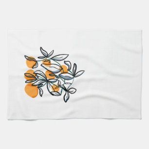Zesty Orange Tea Towel