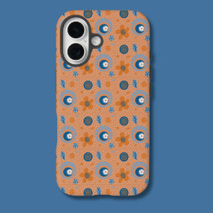 Zesty Summer Floral Pattern iPhone 16 Case