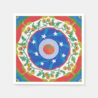 Zesty Tomato Party Napkin