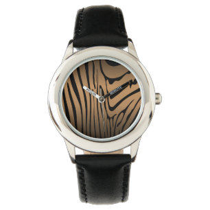 Zesty Zebra Brown Watch