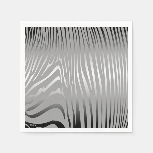 Zesty Zebra Napkin (Front)