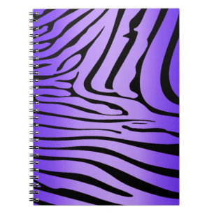 Zesty Zebra Purple Notebook