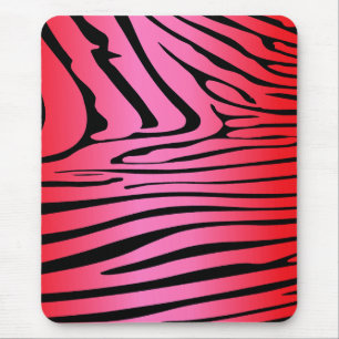 Zesty Zebra Red  Mouse Mat