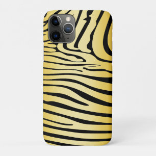 Zesty Zebra Yellow iPhone 11 Pro Case