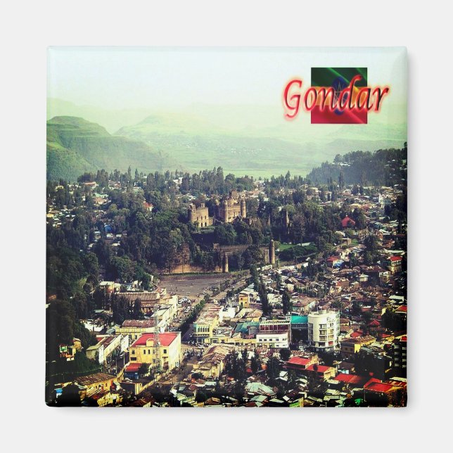 zET009 GONDAR, Ethiopia, Africa, Fridge Magnet (Front)