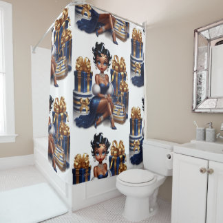 Zeta Glam Shower Curtain