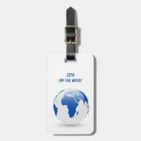Zeta Phi Beta Luggage Tag
