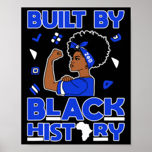 Zeta Phi Beta Sorority Black Queen Pride Melanin A Poster