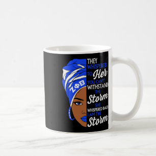 Zeta Phi Beta Sorority Black Women Pride Melanin A Coffee Mug