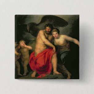 Zeus and Hera on Mount Ida, 1775 15 Cm Square Badge