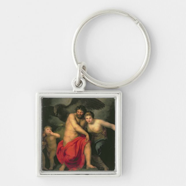 Zeus and Hera on Mount Ida, 1775 Key Ring (Front)