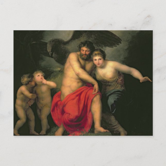 Zeus and Hera on Mount Ida, 1775 Postcard (Front)