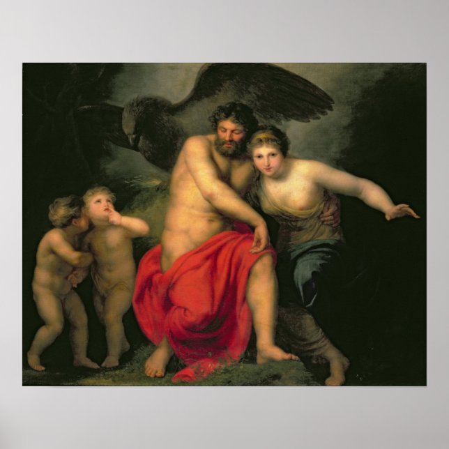 Zeus and Hera on Mount Ida, 1775 Poster (Front)