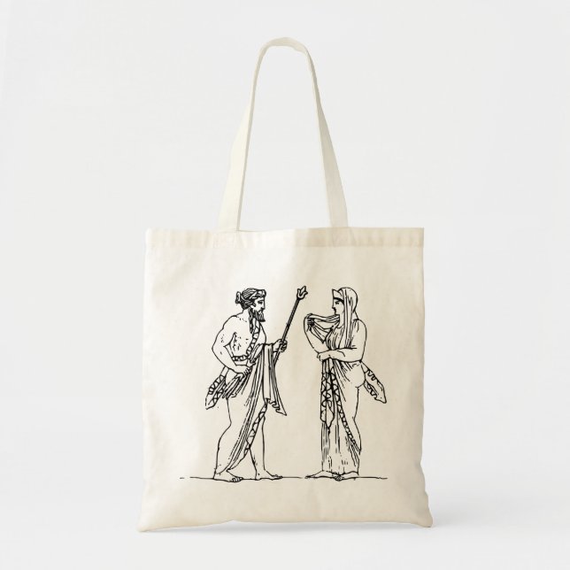 Zeus and Hera Tote Bag (Front)
