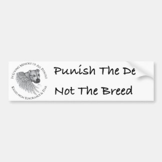 Zeus angel bumper sticker