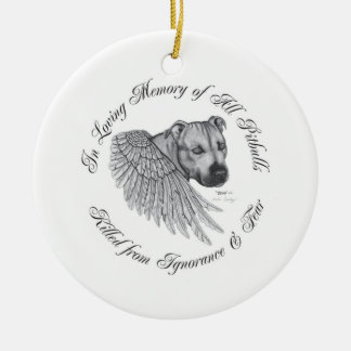 Zeus angel ceramic tree decoration