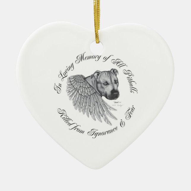 Zeus angel ceramic tree decoration (Front)