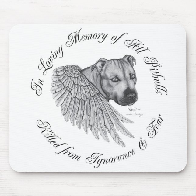 Zeus angel mousepad horizontal design (Front)