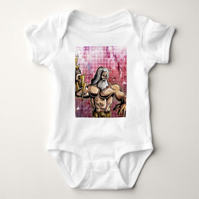 Zeus Baby Bodysuit (Front)