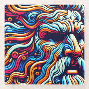 ZEUS GLASS COASTER