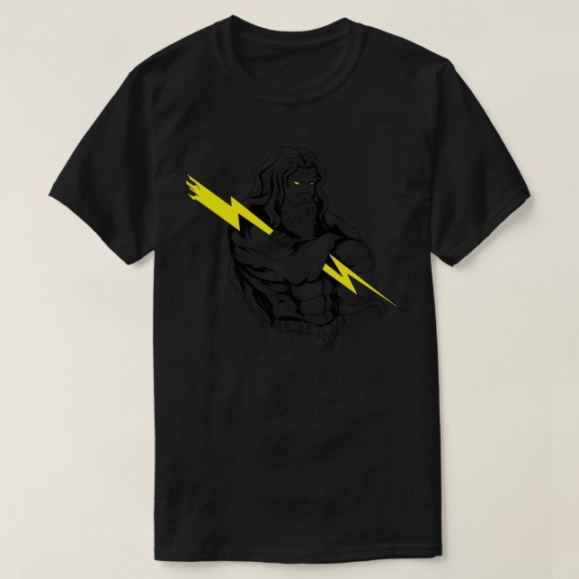 Zeus God Of Sky And Thunder Ancient Greek Greek My T-Shirt (Design Front)