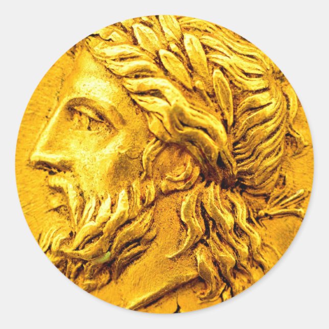 Zeus Gold Coin Rewards Sticker (Front)