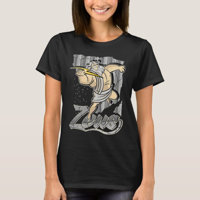 Zeus Greek God Hero Costume Training God of War T-Shirt (Front)
