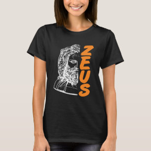 Zeus Greek God of Thunder Power Strength Olympus L T-Shirt