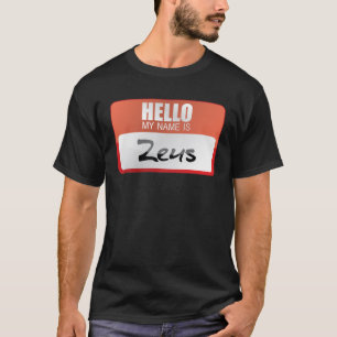 Zeus Greek Mythology Halloween Costume Greek God T-Shirt