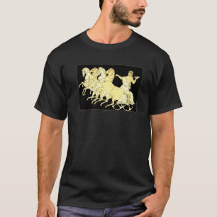 Zeus In Chariot With Thunder And Horses T-Shirt