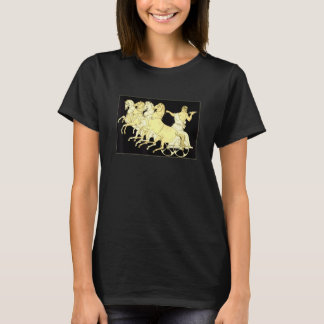 Zeus In Chariot With Thunder And Horses T-Shirt