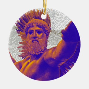 Zeus - Jupiter Ceramic Tree Decoration