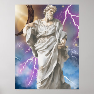 Zeus, King of Gods Poster
