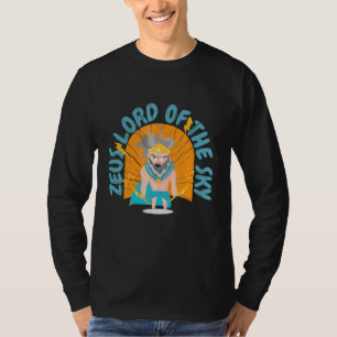 zeus lord thunder god throw throwing T-Shirt