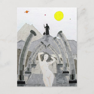 Zeus Ponders Over The Fate of Aphrodite Postcard