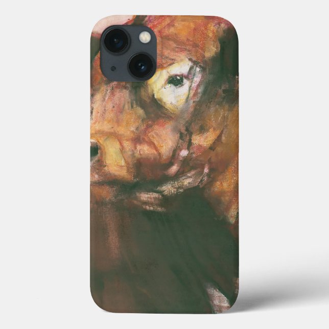Zeus Red Belted Galloway Bull 2006  2 Case-Mate iPhone Case (Back)