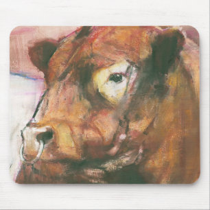 Zeus Red Belted Galloway Bull 2006 2 Mouse Mat