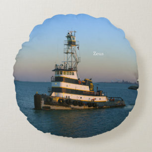 Zeus round pillow