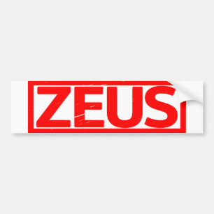 Zeus Stamp Bumper Sticker