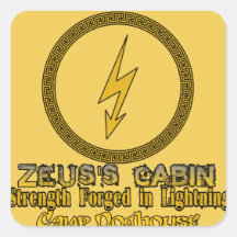 Zeus's Cabin Strength Sticker