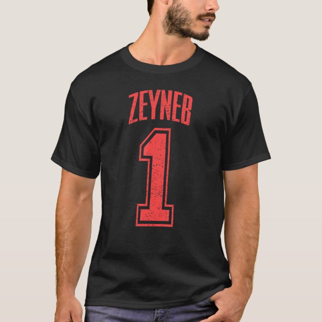 Zeyneb Supporter Number 1 Biggest Fan T-Shirt (Front)